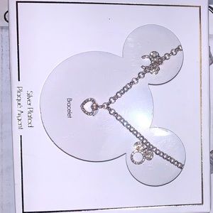 Disney Minnie Mouse silver plated bracelet